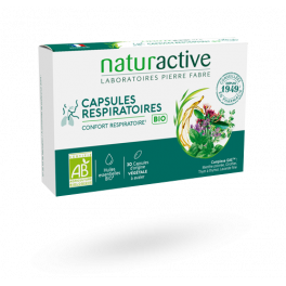Capsules respiratoires BIO Naturactive huiles essentielles - 30 capsules