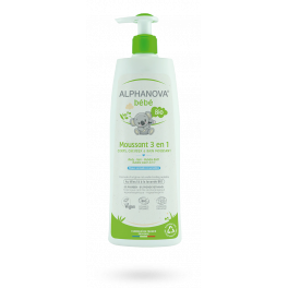 Alphanova Bébé moussant 3 en 1 BIO - 500 ml