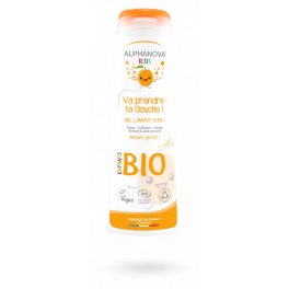 Alphanova Kids gel lavant 3 en 1 BIO "Va prendre ta douche !" - 250 ml
