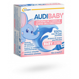 Audibaby hygiène de l'oreille 100% eau de mer - 10 unidoses