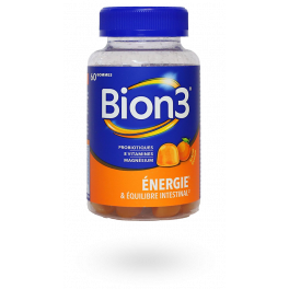 Bion 3 Énergie gummies - 60 gommes orange
