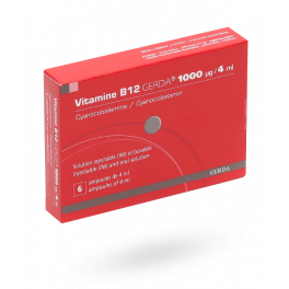 Vitamine B12 Gerda 1000 μg/4ml - 6 ampoules