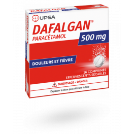 Dafalgan 500 mg UPSA 16 comprimés effervescents