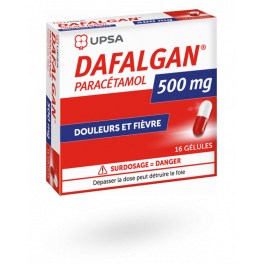 Dafalgan 500 mg Upsa 16 gélules