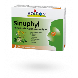 Sinuphyl Boiron rhinosinusite aiguë 20 comprimés