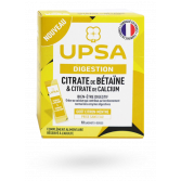 Citrate de Bétaïne et Calcium UPSA 10 dosettes citron menthe