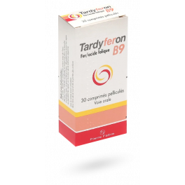 Tardyferon B9 carences en fer 30 comprimés