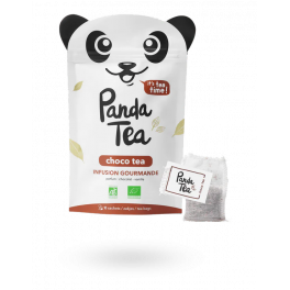 Panda Tea Choco tea infusion BIO gourmande 18 sachets goût chocolat vanille