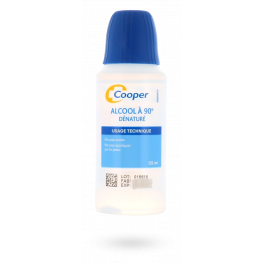 Alcool à 90° dénaturé Cooper 250 ml