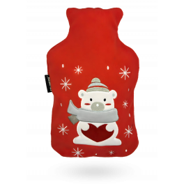 Bouillotte à eau Calindoo Ourson de Noël