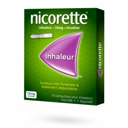 Nicorette inhaleur 10 mg 6 cartouches