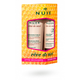 Duo gourmand crème mains 30 ml & stick lèvres 4 g Rêve de Miel Nuxe