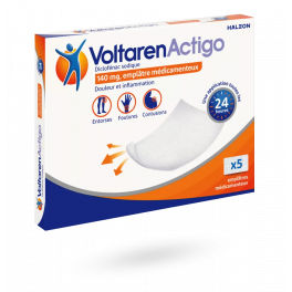 VoltarenActigo 140 mg 5 emplâtres médicamenteux