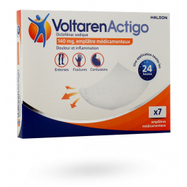 VoltarenActigo 140 mg 7 emplâtres médicamenteux