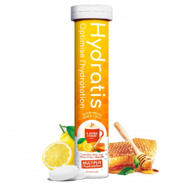 Hydratis miel citron (à boire chaud) 20 pastilles effervescentes