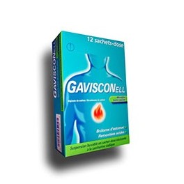 Gavisconell Menthe sans sucre sachets 