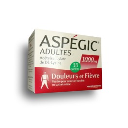 Aspégic 1000 mg adulte