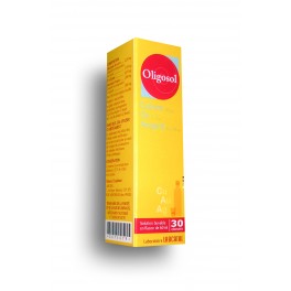 Oligosol Cuivre Or Argent - Flacon de 60 ml