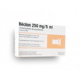 Bécilan 250 mg/5 ml Vitamine B6 - Solution injectable
