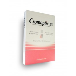 Cromoptic 2 % collyre en récipient unidose - Boite de 30