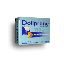 Doliprane 150 mg paracétamol - Sachet-dose